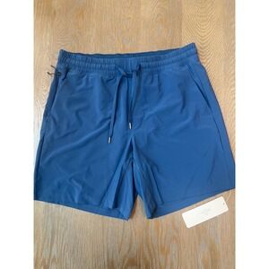 CRZYOGA Mens Swim Trunks French Navy Athletic Size L NWT